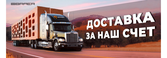 Акция «ДОСТАВКА ЗА 1 РУБЛЬ» на керамическую продукцию BRAER