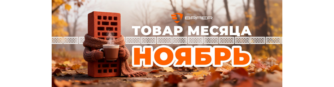 Товар месяца от Браер! С 5 по 28 ноября специальное предложение на керамическую продукцию BRAER