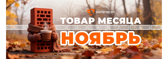 Товар месяца от Браер! С 5 по 28 ноября специальное предложение на керамическую продукцию BRAER
