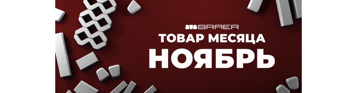 Акция "Товар месяца" на тротуарную плитку Браер! С 5 по 28 ноября